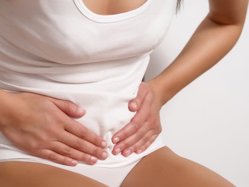 Ból brzucha spowodowany menstruacją