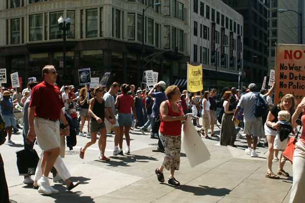 Ludzie, protest, tłum
