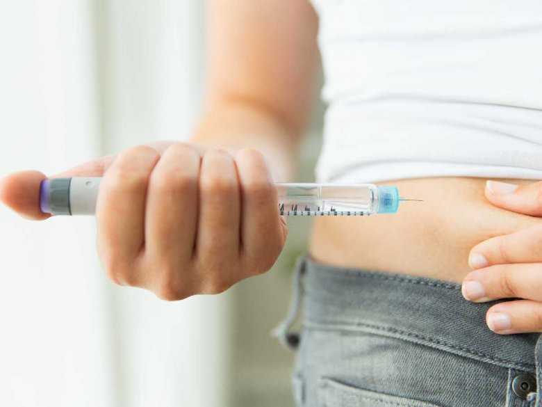 Zastrzyk z insuliną