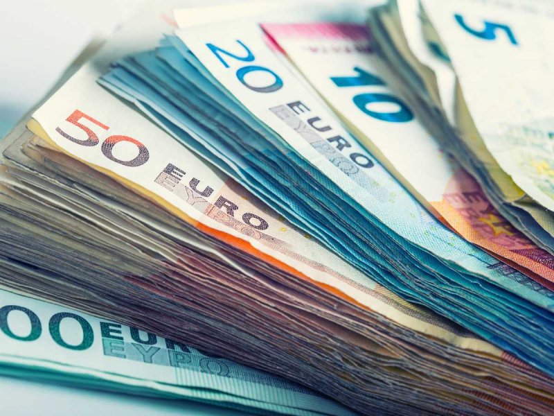 Banknoty, euro