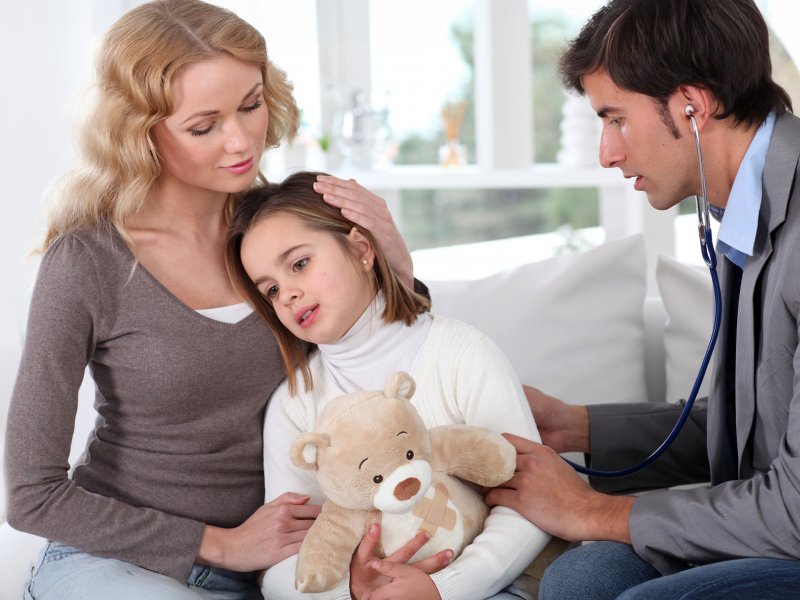 Badanie w gabinecie pediatrycznym