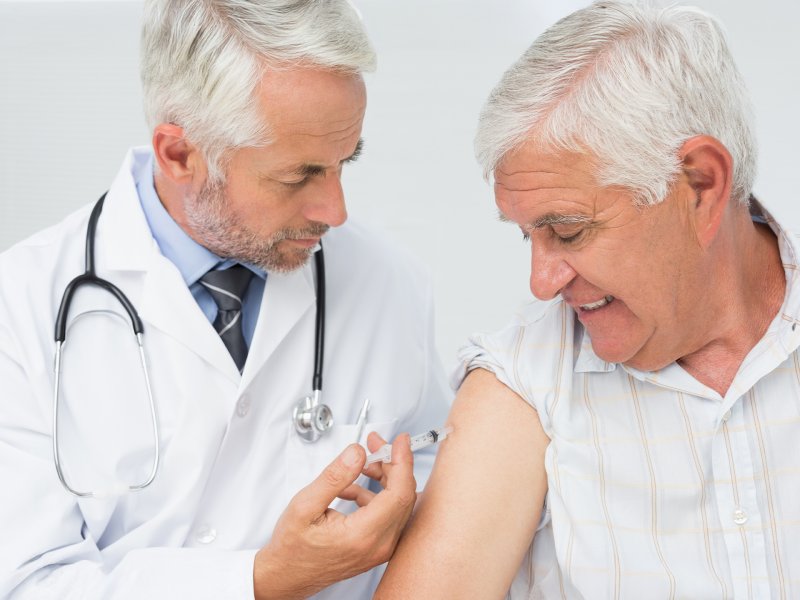 Szczepionki podawana mężczyznom